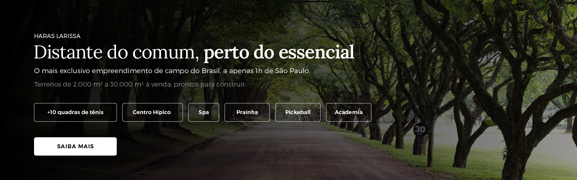 Viva a vida leve no Haras Larissa